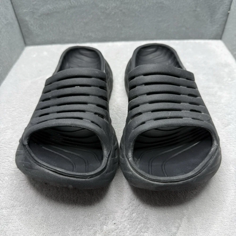 HOKA Ora Recovery Slide 3 Black Black Unisex Comfort Sandals Slides Size 8